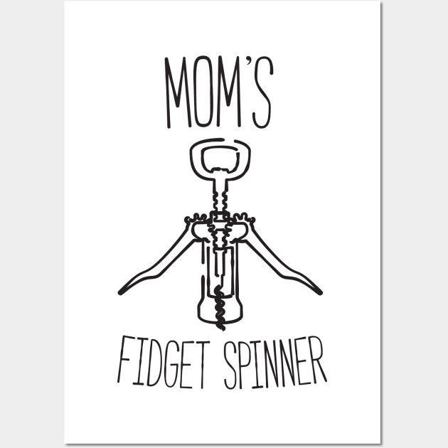 Mom's fidget spinner Wall Art by RedYolk